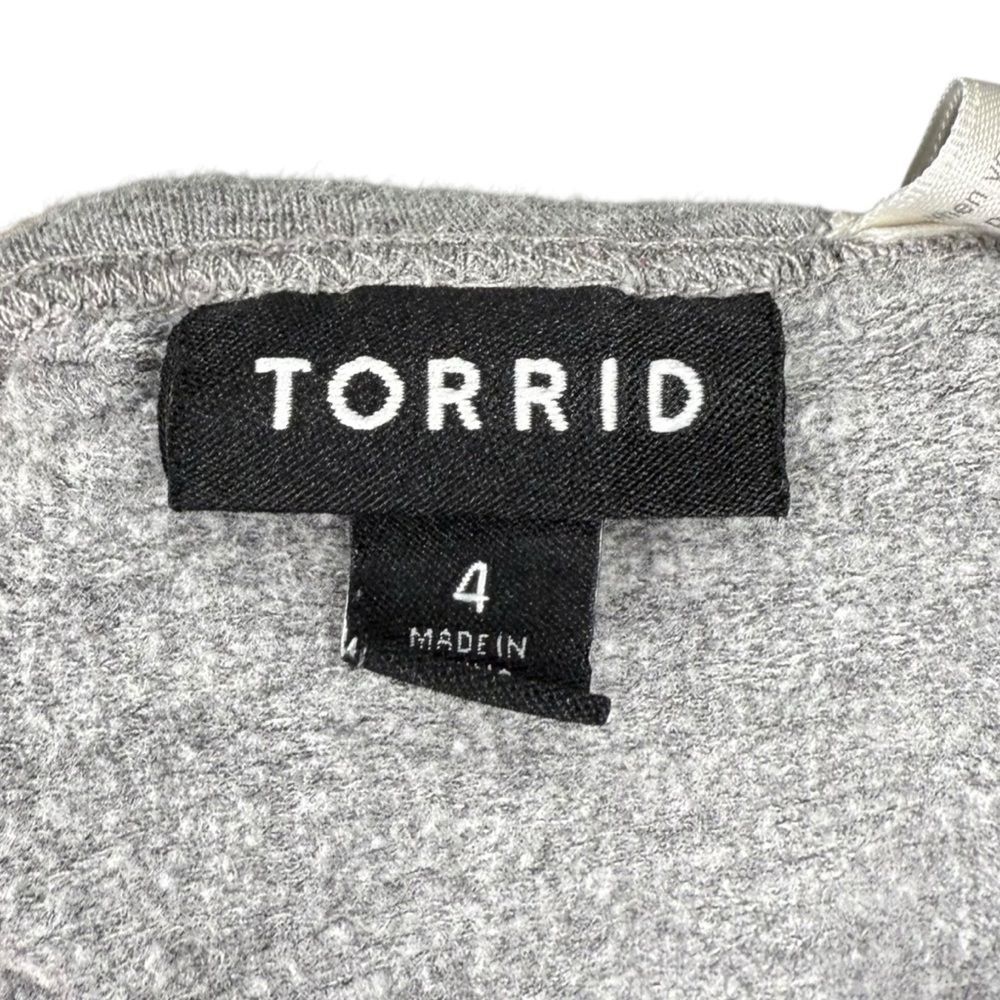 ▪️|EUC| TORRID Celebrate Love Rainbow Pride Off Shoulder Sweatshirt - Picture 7 of 8
